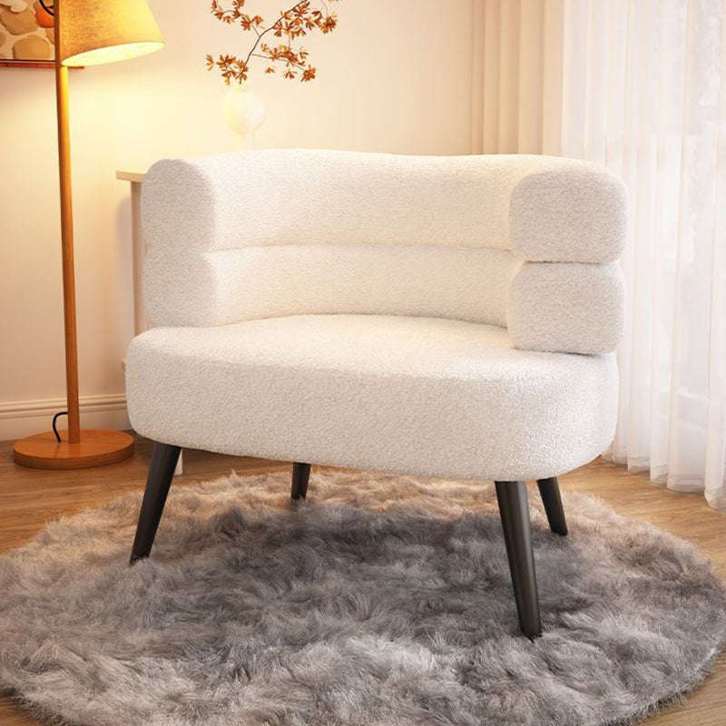 Sharpdo Lazy Sofa Chair, Balcony Leisure Chair, Lambskin Back Chair, Suitable for Living Room and Bedroom - Image 1