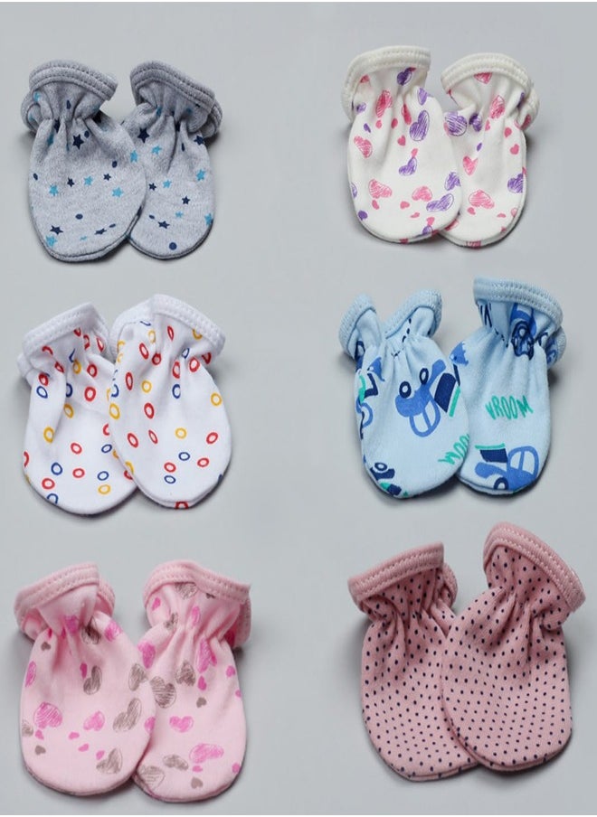 Fatah Bundle Of 2 Pairs Of Gloves For Baby Girl - High Quality Cotton  - Image 2