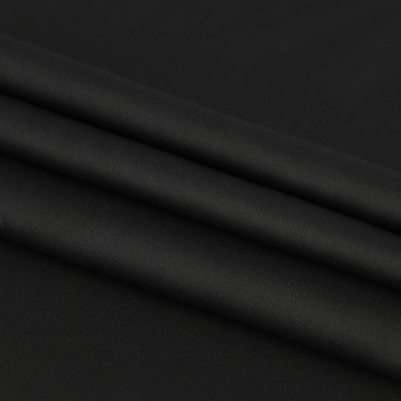 DWCN French Door Curtains – Rod Pocket Thermal Blackout Curtain for Doors with Glass Window, Kitchen and Patio Doors for Privacy, 54 X 72 Inches Long, 1 Curtain Panel with Tieback, Black - Image 5