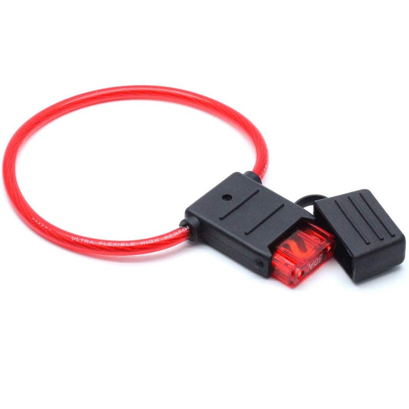 AUTUT 2 Pcs Automotive In-line Blade Fuse Holder, 10 AWG, 50A for Large Vehicles - Image 4