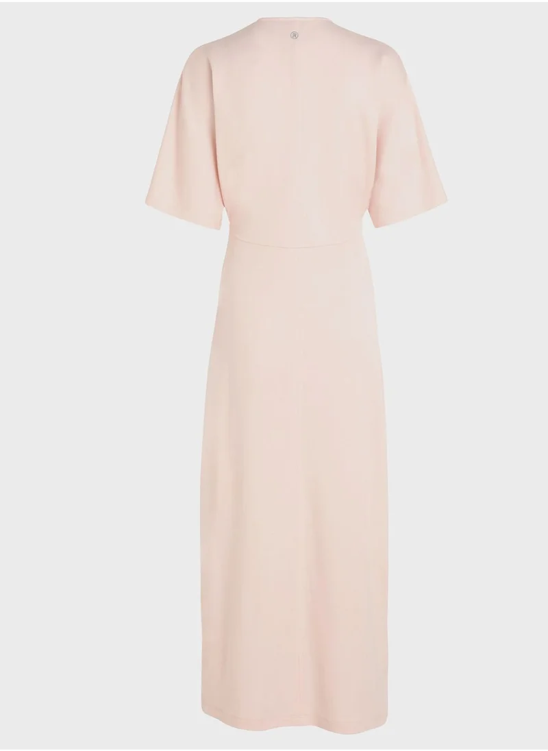 TOMMY HILFIGER Front Slit Knitted Dress
