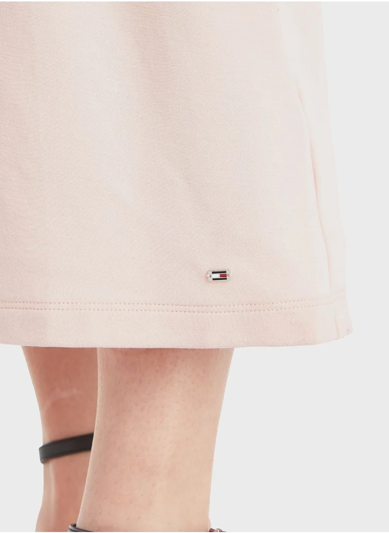 TOMMY HILFIGER Front Slit Knitted Dress