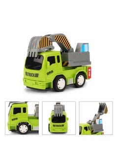 Toy Zone TOYZONE Friction Powered Mini Truck Series | Made in India | Friction Powered Toy | Unbreakable City Service Truck | Pull Back | Push & Go Crawling Toys (Contruction Vehicle Excavator)  - Image 4