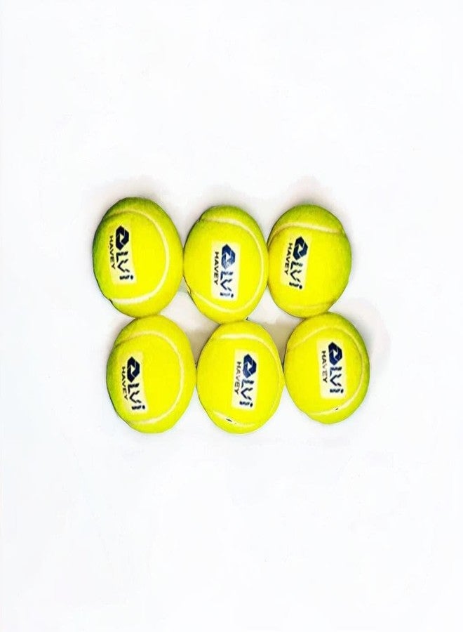 ALVI Cricket Tennis Ball Pack of 6 - Image 2
