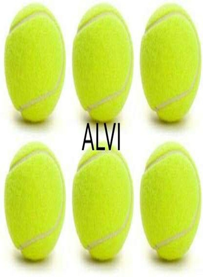 ALVI Cricket Tennis Ball Pack of 6 - Image 3