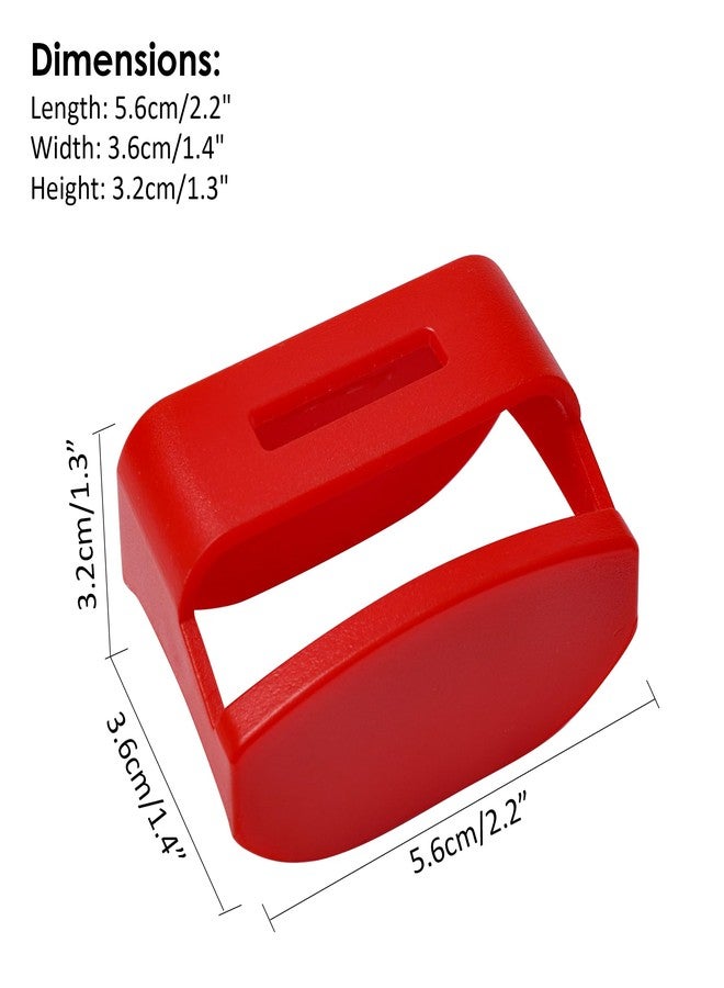 Doytn Buckle Release Protector for Child Seats – Helps Prevent Accidental Pressing by Kids – 2 Pack (Red) - Image 2