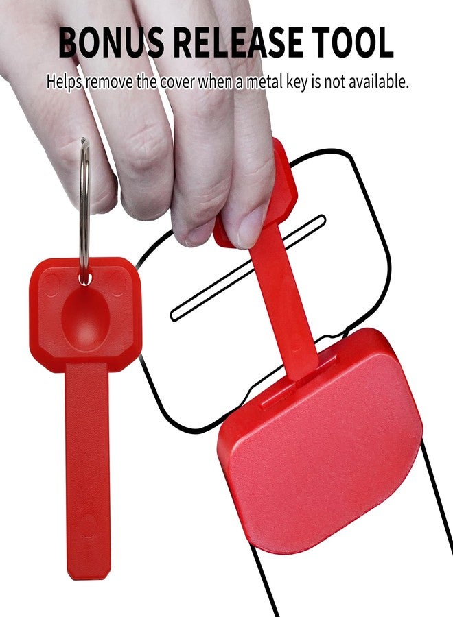 Doytn Buckle Release Protector for Child Seats – Helps Prevent Accidental Pressing by Kids – 2 Pack (Red) - Image 5