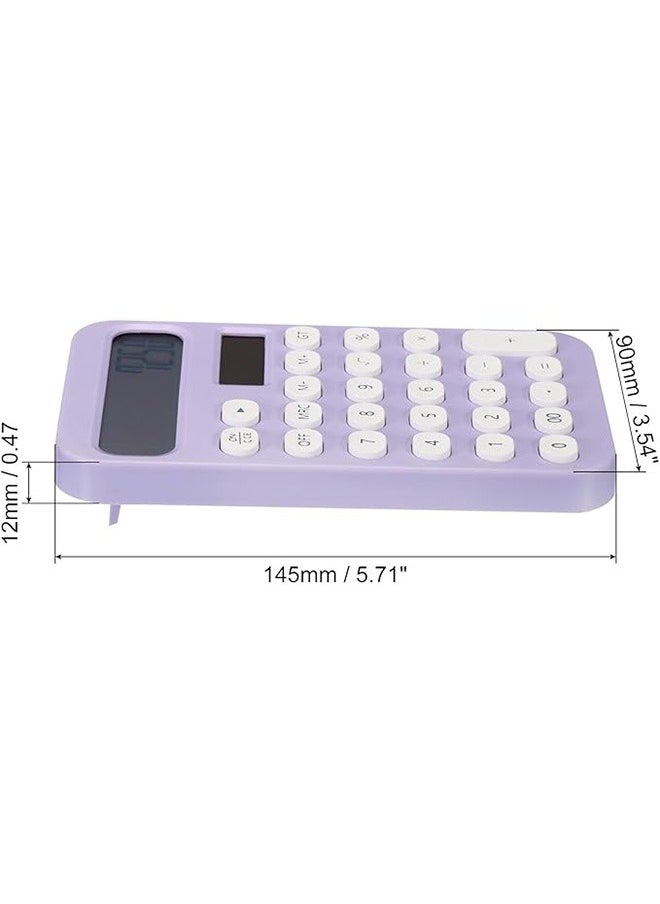 Generic - Desk Calculator, Standard Calculator with 12 Digit Large LCD Display, Cute Calculator with Desktop Dual Power Battery and Solar, Aesthetic Calculator for Office, School and Home Use - Image 1