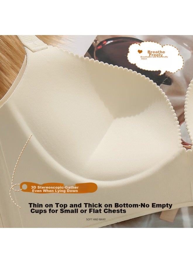 MIIOW Miiow Women's Push-up Bra, Lift And Gather, Enhances Small Breasts, Prevents Sagging, Ladies' Brassiere, Premium Black, Size L - Image 4