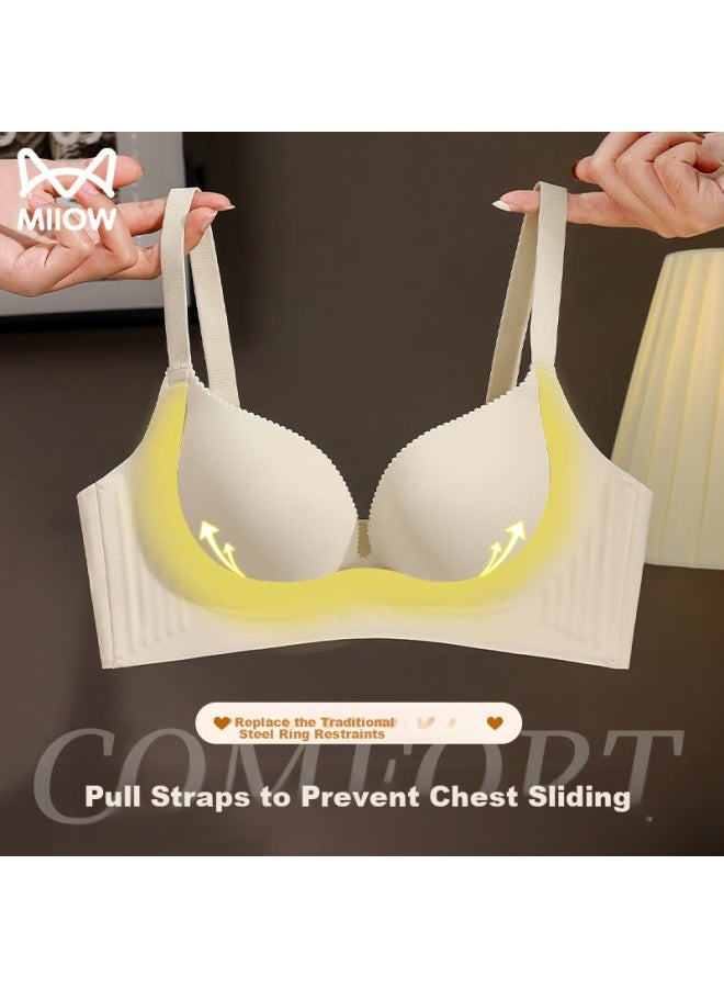 MIIOW Miiow Women's Push-up Bra, Lift And Gather, Enhances Small Breasts, Prevents Sagging, Ladies' Brassiere, Premium Black, Size L - Image 2