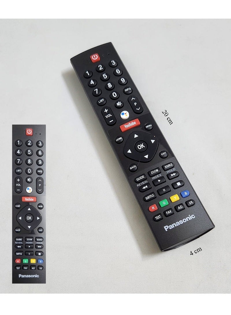 IAF Panasonic Remote Control with Google Assistance Voice Function and Netflix for PANASONIC Android 4K LED TV - Image 2