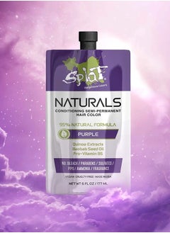 SPLAT Purple Semi Permanent Hair Color, 6 OZ  - Image 4