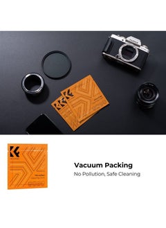 K&F Concept 72mm Lens Cap Cover, 4-in-1 Center Pinch Lens Cover + Anti-Loss Keeper Leash + Microfiber Cleaning Cloth Kits Compatible with Nikon, Canon, Sony, Fujifilm Camera Lenses  - Image 1