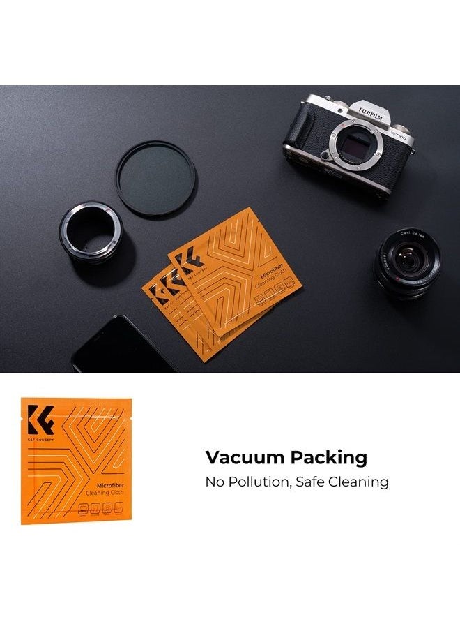 K&F Concept 72mm Lens Cap Cover, 4-in-1 Center Pinch Lens Cover + Anti-Loss Keeper Leash + Microfiber Cleaning Cloth Kits Compatible with Nikon, Canon, Sony, Fujifilm Camera Lenses  - Image 1