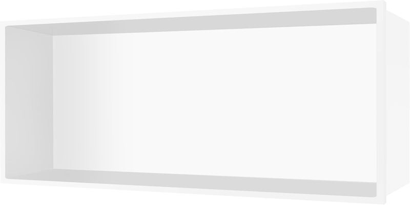 BATHFINESSE 24x12 White Shower Niche, 1 Shelf, Modern Style, Shower Wall Surround, Tile Ready, Wall Mounted - Image 1
