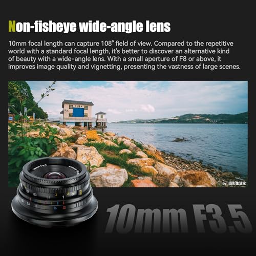 7artisans MF10mm F35 WideAngle Fixed Focus Pancake APSC Lens Mirrorless Cameras Compatible for Nikon Z Zfc Z50 Z30 - Image 3