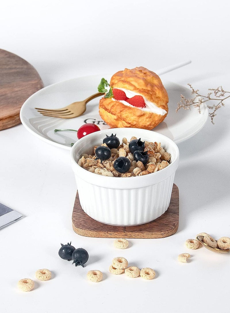 Ceramic Ramekin Set - 3 Elegant Baking and Serving Pieces, 300ml - Image 4