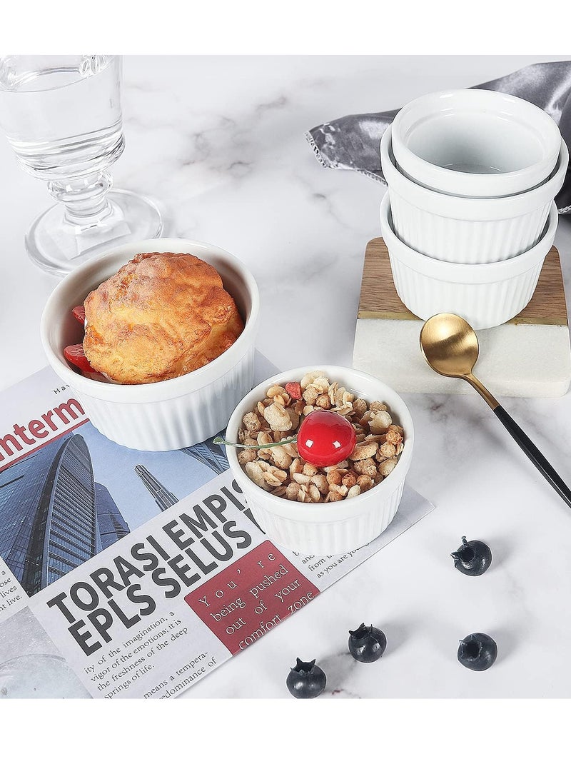 Ceramic Ramekin Set - 3 Elegant Baking and Serving Pieces, 300ml - Image 3