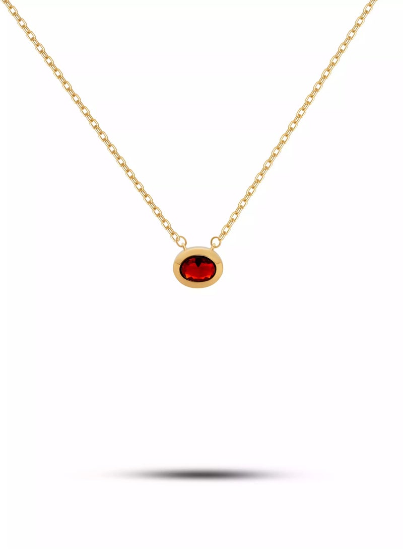 Ruby Art Gold 18K Pure Gold Women’s Necklace – Elegant & Premium Design-1.62  Gram - Image 1