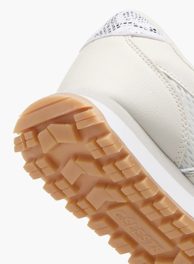 Celeste Women's Panelled Lace-Up Sneakers