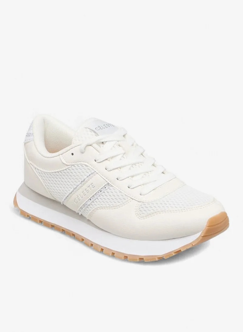 سيليست سنيكرز نسائي برباط وتفاصيل متباينة