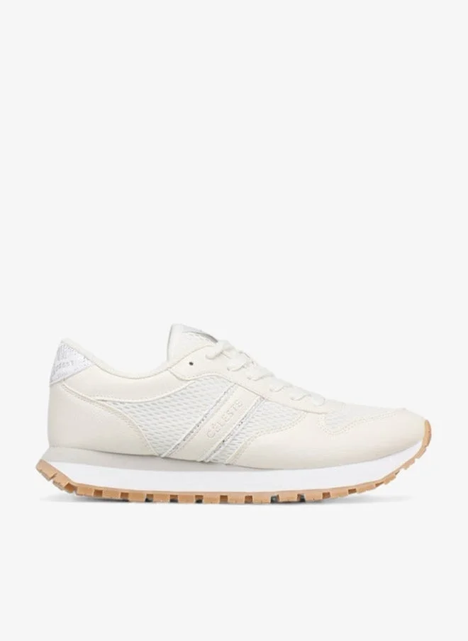 Celeste Women's Panelled Lace-Up Sneakers