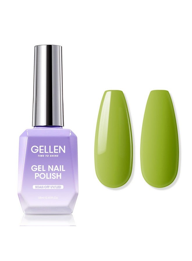 Gellen Gel Nail Polish 18Ml Light Green Gel Polish Soak Off Uv Led Nail Polish Gel Nail Art Manicure Salon Diy At Home Gifts For Women - Image 1
