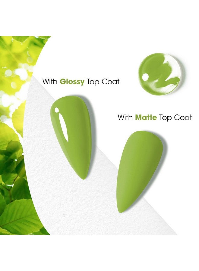 Gellen Gel Nail Polish 18Ml Light Green Gel Polish Soak Off Uv Led Nail Polish Gel Nail Art Manicure Salon Diy At Home Gifts For Women - Image 3