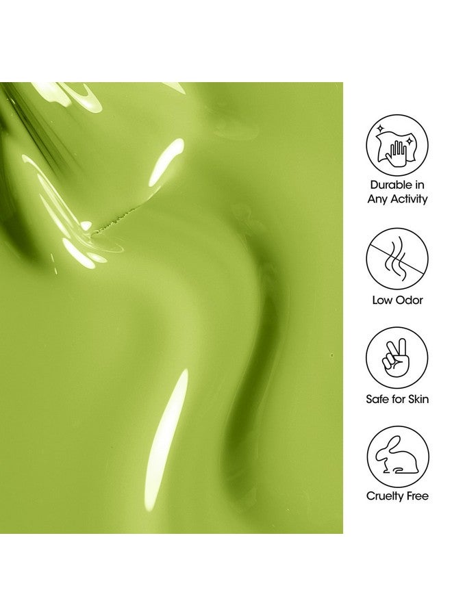 Gellen Gel Nail Polish 18Ml Light Green Gel Polish Soak Off Uv Led Nail Polish Gel Nail Art Manicure Salon Diy At Home Gifts For Women - Image 2