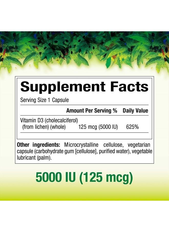 Whole Earth & Sea from Natural Factors, Vitamin D3 5000 IU (125 mcg), Whole Food Supplement, Vegan, 60 Capsules (60 Servings) - pzsku/ZB291B49A6EA3FB367118Z/45/_/1683360563/fd122b92-3b46-4f77-906c-bb4e20a6ab6b