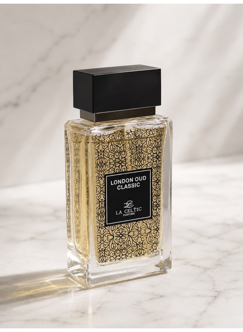 سلتيك لندن عود كلاسيك أو دو بارفان 100 مل عطر شرقي خشبي طويل الثبات للجنسين مع العود وخشب الصندل وحبوب التونكا - Image 2