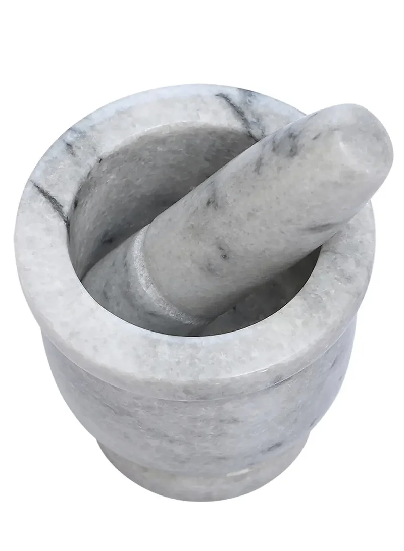 Premier White Marble Mortar And Pestle Set
