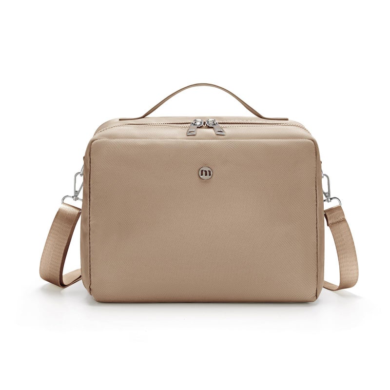 MEXS Lunch Bag for Women Men Insulated Lunch Box with Adjustable Strap Adult Lightweight Lunch Tote for Work Picnic Travel(Brown) - Image 1
