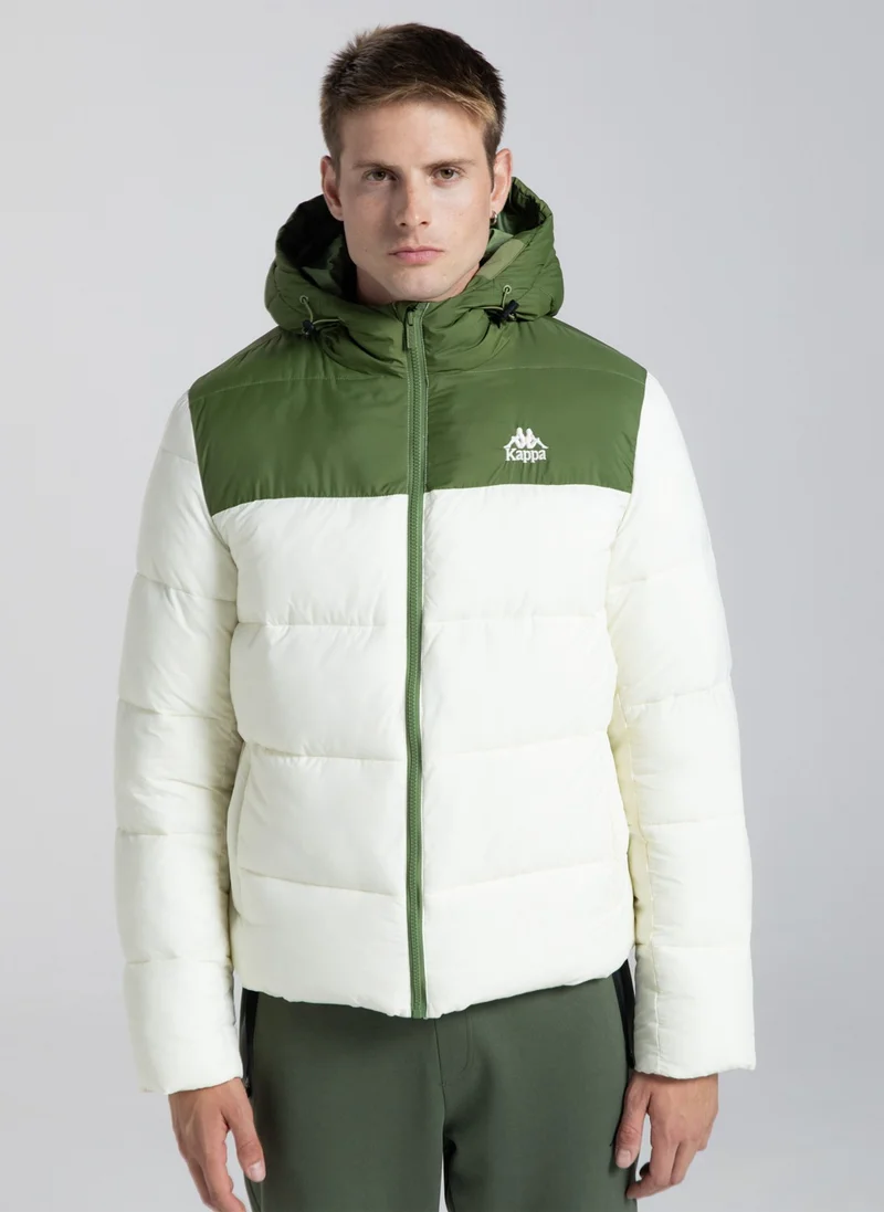 كابا White - Green Men's Coat 331P6JWA1J Authentıc Gamarit