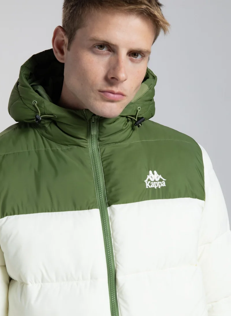 كابا White - Green Men's Coat 331P6JWA1J Authentıc Gamarit