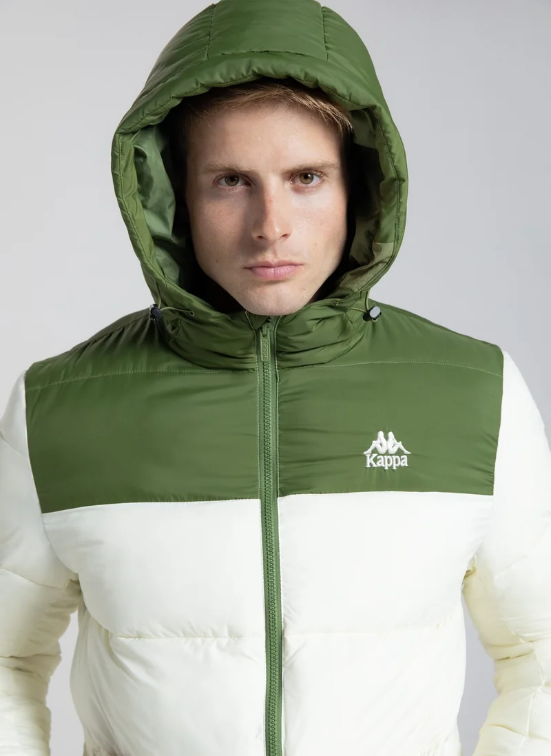 كابا White - Green Men's Coat 331P6JWA1J Authentıc Gamarit