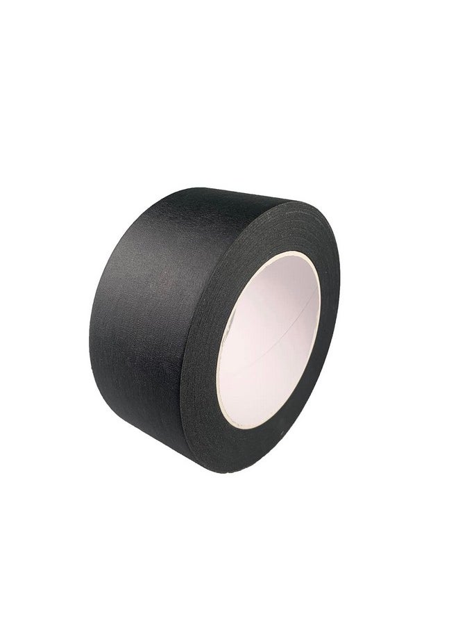 Baijixin 2 Inch Black Wide Masking Tape, Black Painters Tape For Home, Office, School Stationery, Diy Art, Crafts, Labeling (2 Inch X 55 Yard)  - Image 1