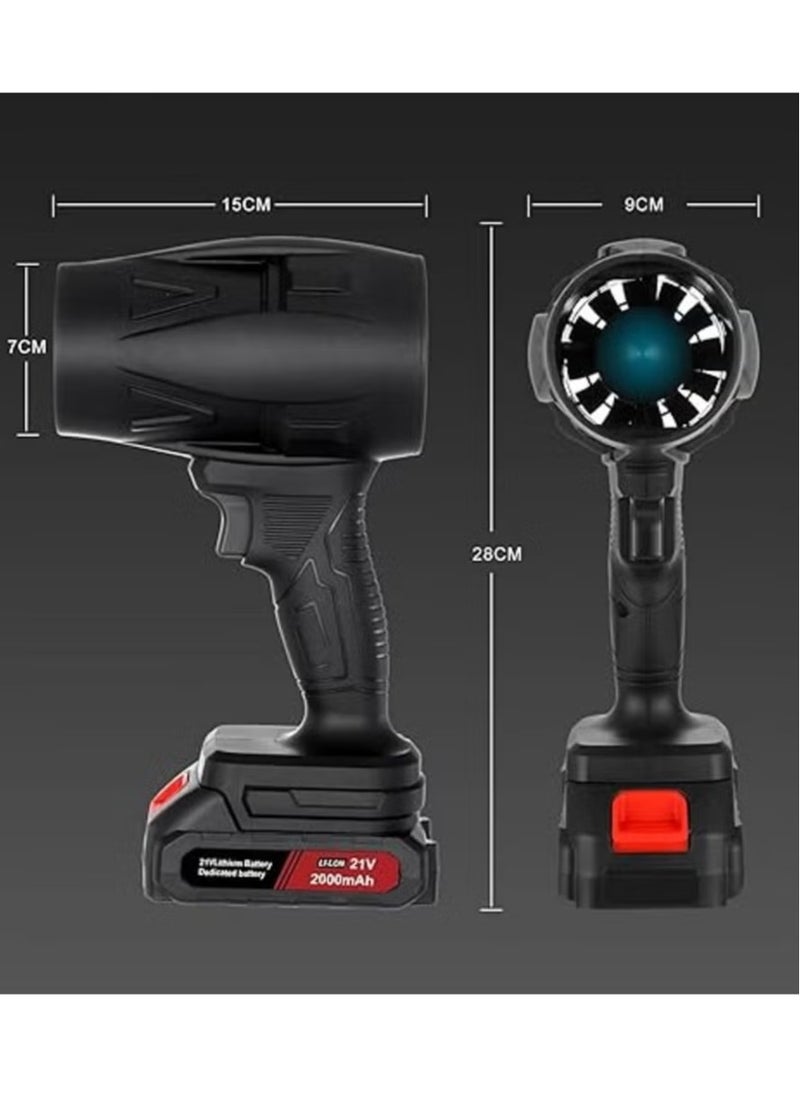 TIGER - 48V Mini Jet Turbo Fan with Lithium-Ion Battery – Portable High-Power Handheld Blower for Outdoor, Indoor Use, Powerful Airflow, Rechargeable, Lightweight Design - Image 1