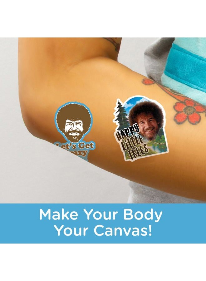 GAMAGO Bob Ross Temporary Tattoos | 2 Sets of 8 Tattoos - Image 5