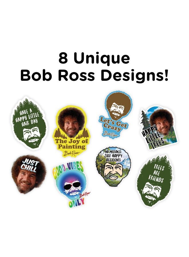 GAMAGO Bob Ross Temporary Tattoos | 2 Sets of 8 Tattoos - Image 3