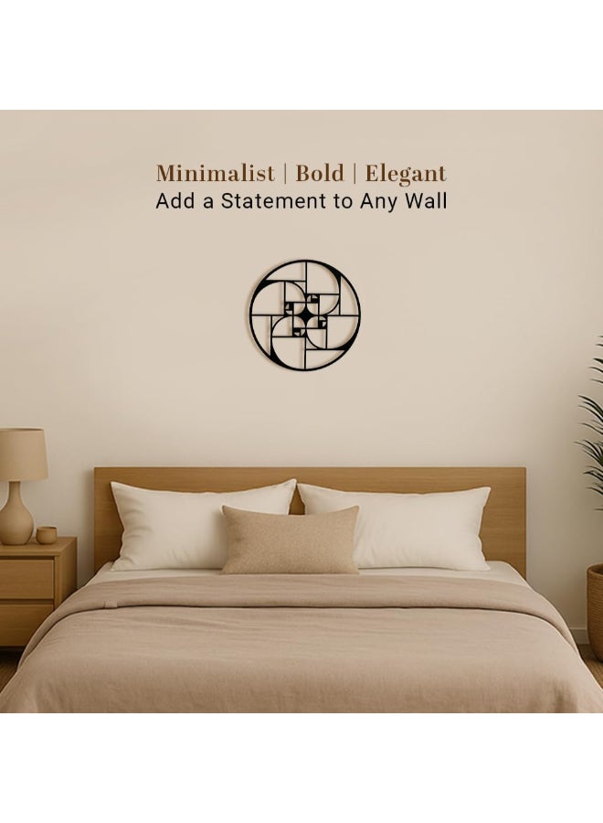 RIGID Geometric Metal Wall Art - Image 4