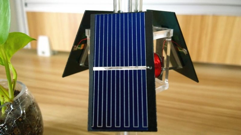 Sunnytech Solar Mendocino Motor Educational Model Vertical Stand Science Physics Toy QZ05 - Image 5