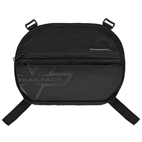 ViaTerra Crossbar Handlebar Trailpack | Universal Fit for Any Motorbike, Dirt Bike & Snow Bike WITH CROSSBARS | 1L Black - Image 4