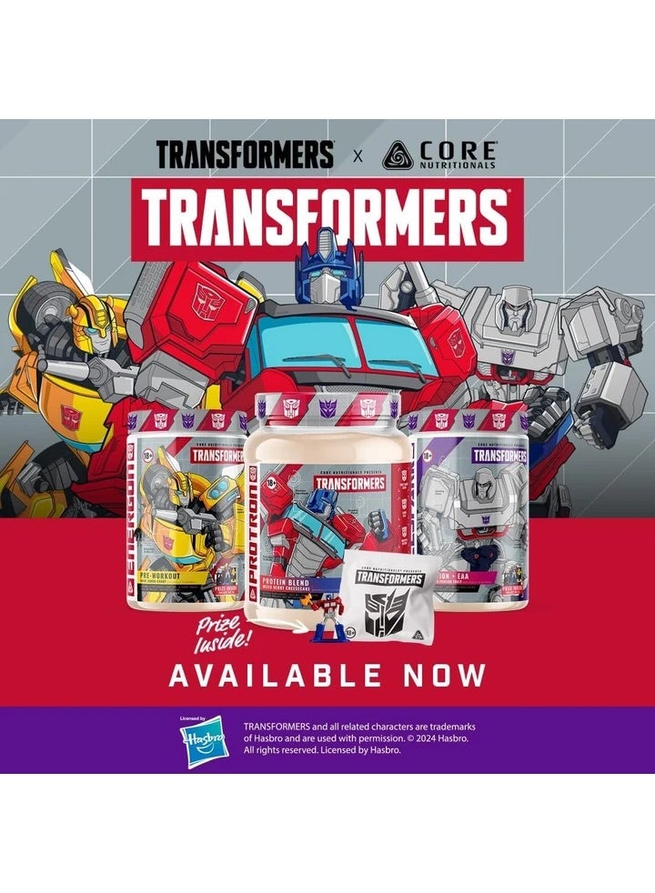 Core Nutritionals Transformers ENERGON Pre-Workout, Bumblebee Edition, Sour Lemon Candy Flavor - Image 4