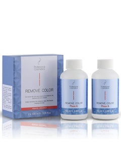 Profesional Cosmetics Hair dye remover kit for removing oxidized dyes in hair 2*100 ml 