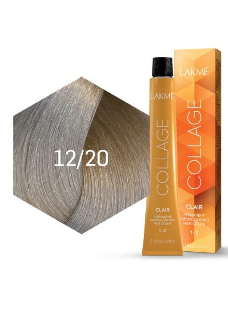 لاكمي صبغة الشعر كولاج كريم أشقر فاتح لؤلؤي سوبر 12/20 60 مل