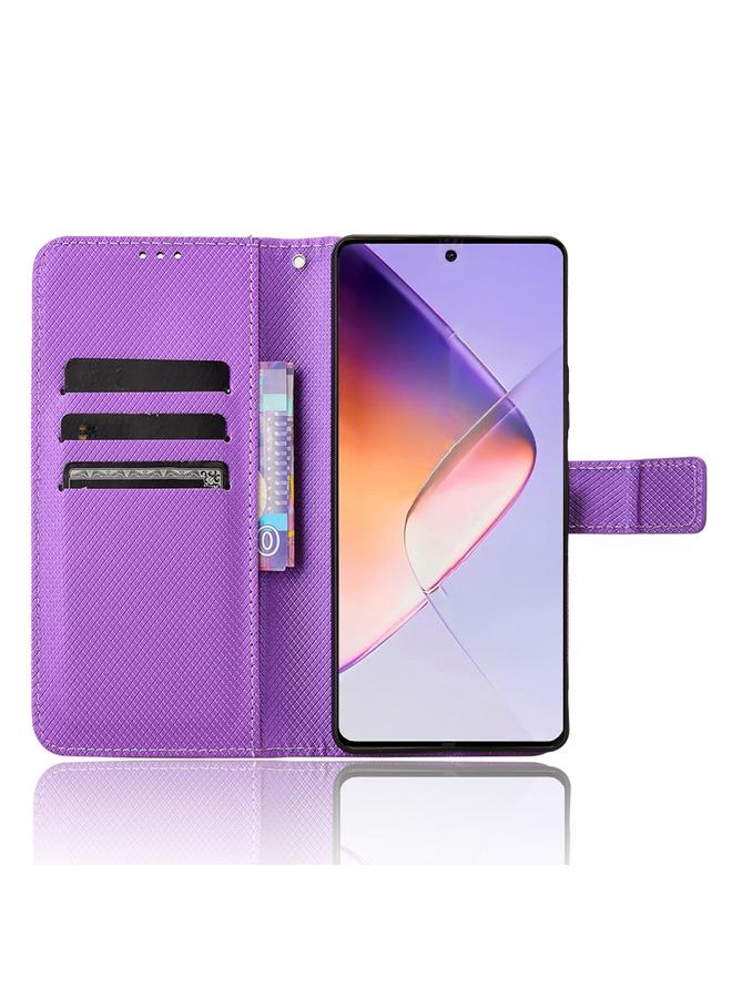 زبون جراب لهاتف Infinix Note 40 4G مصنوع من الجلد بتصميم ماسي - Image 4