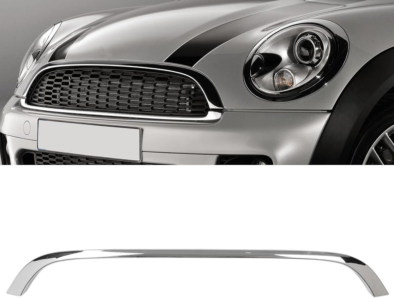 Flexible use switching Drfeify Front Hood Trim, ABS for Hatchback R56, Tight Fit for Enhanced Aesthetics and Durability (Electroplated) Market popular practical build - Image 2