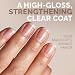 Perfect Formula Clear Gel Coat - Nail Strengthener, Keratin Treatment, Clear Nail Polish - Strengthener for Damaged Nails - Made In The USA .60 fl oz. - Image 3