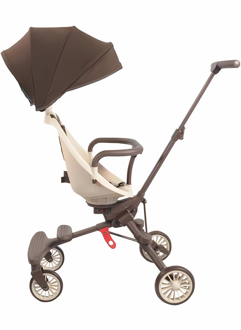 Wemart Lightweight Baby Stroller, Easy One Hand Fold, Travel Ready, Strong, Adjustable Handles, Soft Ride Wheels, Easy Push (Brown) - pzsku/ZB29273169430017D380BZ/45/_/1715239165/4c22350f-e876-4dda-ac8b-569a8d9cd0e3